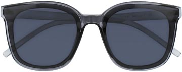 [8902] Silac sun lunettes de soleil black transparent, noir
