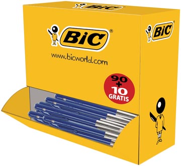 [896041] Bic stylo bille m10 clic, bleu, offre spéciale