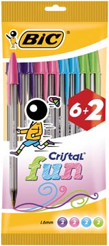 [896381] Bic stylo bille cristal fashion