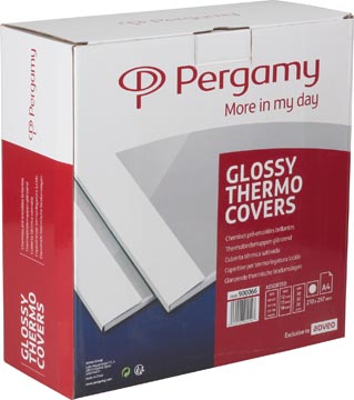 [900066] Pergamy couvertures thermiques, 50 x 12 mm, 30 x 15 mm en 20 x 18 mm, paquet de 100 pièces, blanc