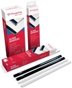 Pergamy baguettes à relier, paquet de 25 pièces, 10-12 mm, noir