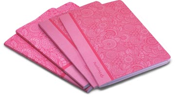 [900407] Pergamy mandala cahier, ft a4, quadrillé 5 mm, 48 pages, rose