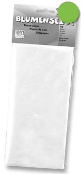 [90051F] Folia papier de soie vert clair