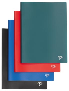 [900648] Pergamy protège-documents, pour ft a4, avec 60 pochettes transparents, en couleurs assorties