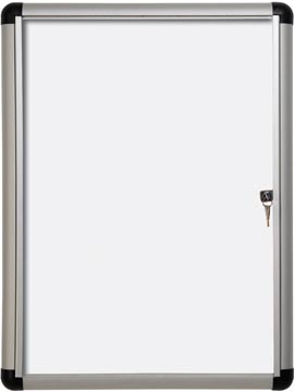 [900709] Pergamy excellence vitrine en verre avec surface magnétique extra slim ft 4 x a4