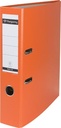 Pergamy classeur, pour ft a4, en carton recouvert de pp, sans bord de protection, dos de 7,5 cm, orange