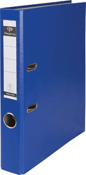 [900836] Pergamy classeur, pour ft a4, en carton recouvert de pp, sans bord de protection, dos de 5 cm, bleu