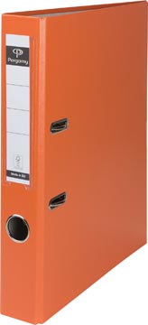 [900840] Pergamy classeur, pour ft a4, en carton recouvert de pp, sans bord de protection, dos de 5 cm, orange