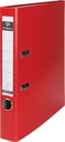 Pergamy classeur, pour ft a4, en carton recouvert de pp, avec bord de protection, dos de 5 cm, rouge