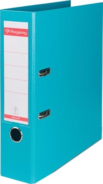 [900894] Pergamy classeur, pour ft a4, entièrement en pp, dos de 8 cm, turquoise