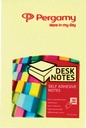 Pergamy notes, ft 51 x 76 mm, jaune