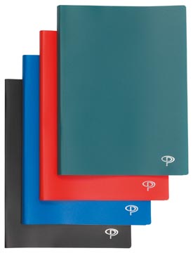 [901384] Pergamy protège-documents, pour ft a4, avec 40 pochettes transparents, en couleurs assorties