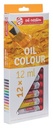 Talens art creation peinture à l'huile tube de 12 ml, set de 12 tubes en couleurs assorties