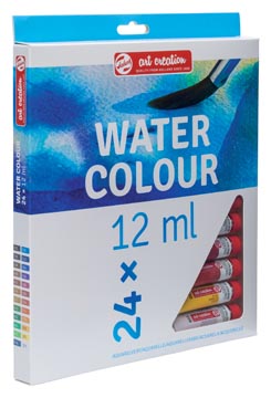 [9022024] Talens art creation aquarelle tube de 12 ml, set de 24 tubes en couleurs assorties