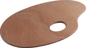 [9061625] Talens palette ovale, en bois