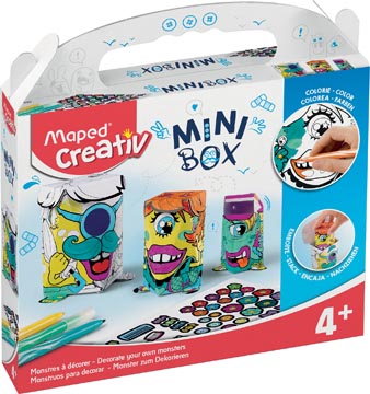 [907032] Maped creativ mini box monstre à décorer, coffret de bricolage