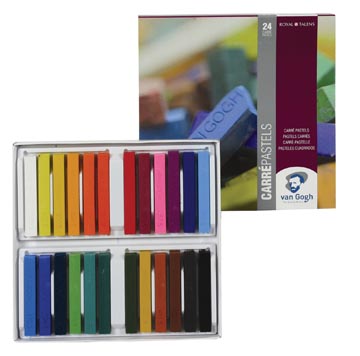 [9082024] Van gogh pastels secs, boîte de 24 pastels