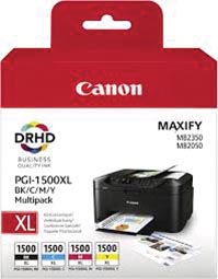 [9182B04] Canon cartouche d'encre pgi-1500xl, 1.020 - 1.200 pages, oem 9182b004, 4 couleurs