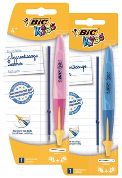 [919289] Bic kids stylo bille twist sous blister avec recharge gratuit, assorties