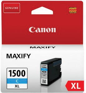 [9193B01] Canon cartouche d'encre pgi-1500xl, 1.020 pages, oem 9193b001, cyan