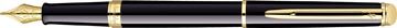 [600548] Waterman hémisphère stylo plume, pointe fine, black gt