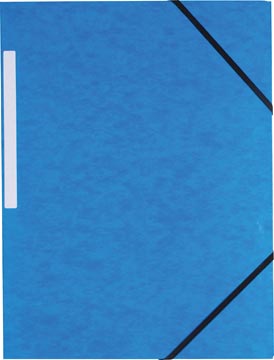 [922935] Pergamy chemise à élastiques, à 3 rabats, bleu foncé, paquet de 10