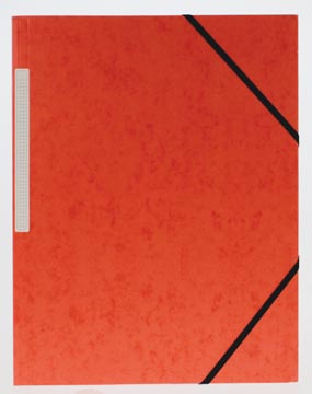 [922943] Pergamy chemise à élastiques, à 3 rabats, orange, paquet de 10