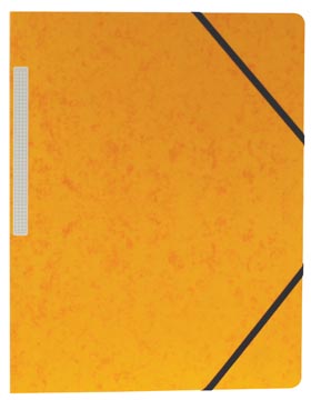 [922986] Pergamy chemise à élastiques sans rabats, ft a4, jaune, paquet de 10