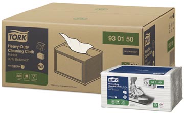 [930150] Tork biobased heavy-duty papier de nettoyage, w8, 50 feuilles, paquet de 8 pièces