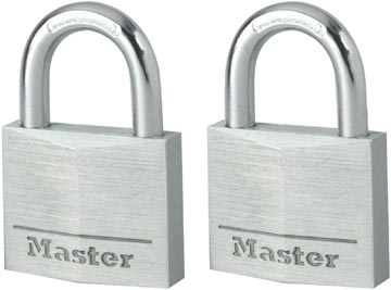 [931160] De raat master lock cadenas avec serrure à clé, modèle 9130eurt, paquet de 2 pièces
