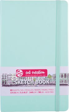 [9314032] Talens art creation carnet de croquis, menthe fraîche, ft 13 x 21 cm