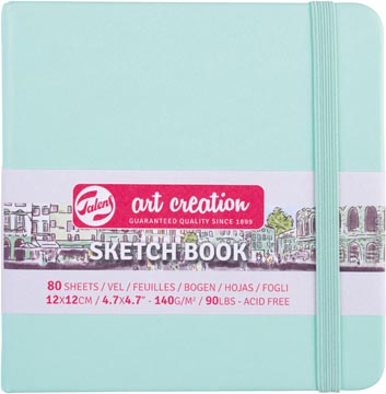 [9314034] Talens art creation carnet de croquis, menthe fraîche, 12 x 12 cm