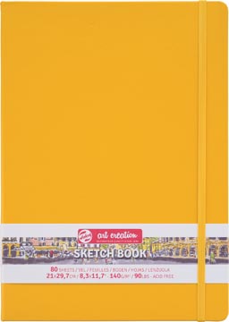 [9314113] Talens art creation carnet de croquis, jaune doré, ft 21 x 30 cm