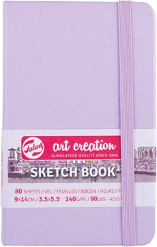 [9314131] Talens art creation carnet de croquis, violet pastel, ft 9 x 14 cm