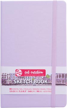 [9314132] Talens art creation carnet de croquis, violet pastel, ft 13 x 21 cm