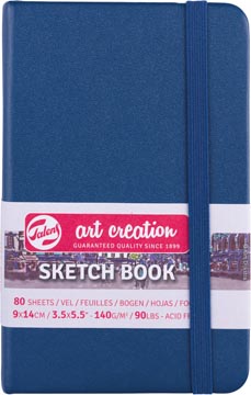 [9314231] Talens art creation carnet de croquis, bleu marine, ft 9 x 14 cm