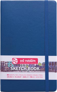 [9314232] Talens art creation carnet de croquis, bleu marine, ft 13 x 21 cm