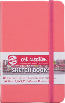 [9314311] Talens art creation carnet de croquis, rouge corail, ft 9 x 14 cm
