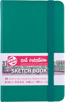 [9314331] Talens art creation carnet de croquis, vert forêt, ft 9 x 14 cm