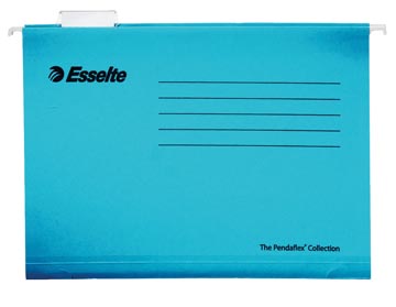 [9321300] Esselte dossiers suspendus pour tiroirs classic ft folio, entraxe 365 mm, bleu