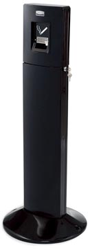 [93400BK] Rubbermaid collecteur des cigarettes metropolitan, ft 43 x 109 cm, noir