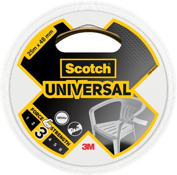 [944825W] Scotch ruban de réparation universal, ft 48 mm x 25 m, blanc