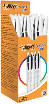 [949880] Bic stylo bille cristal up noir