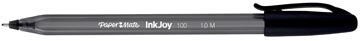 [615071] Paper mate stylo bille inkjoy 100 avec capuchon, noir