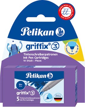 [960575] Pelikan griffix recharge pour roller, blister de 2 bôites de 5 pièces