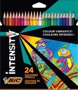 Bic crayon de couleur color up, 24 crayons en étui cartonné