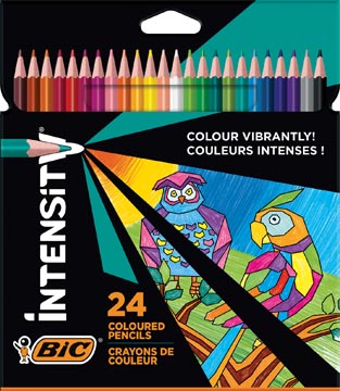 [9641481] Bic crayon de couleur color up, 24 crayons en étui cartonné