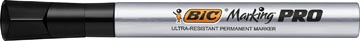 [964802] Bic marqueur permanent marking pro, pointe biseautée, noir