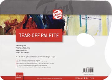 [9672535] Talens palette détachable pour peinture, ft 25 x 35 cm, paquet de 36 feuilles