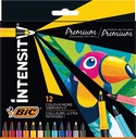 Bic feutre intensity, point fine, étui cartonné de 12 pièces